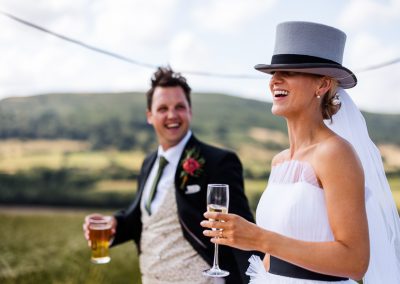 bride in top hat